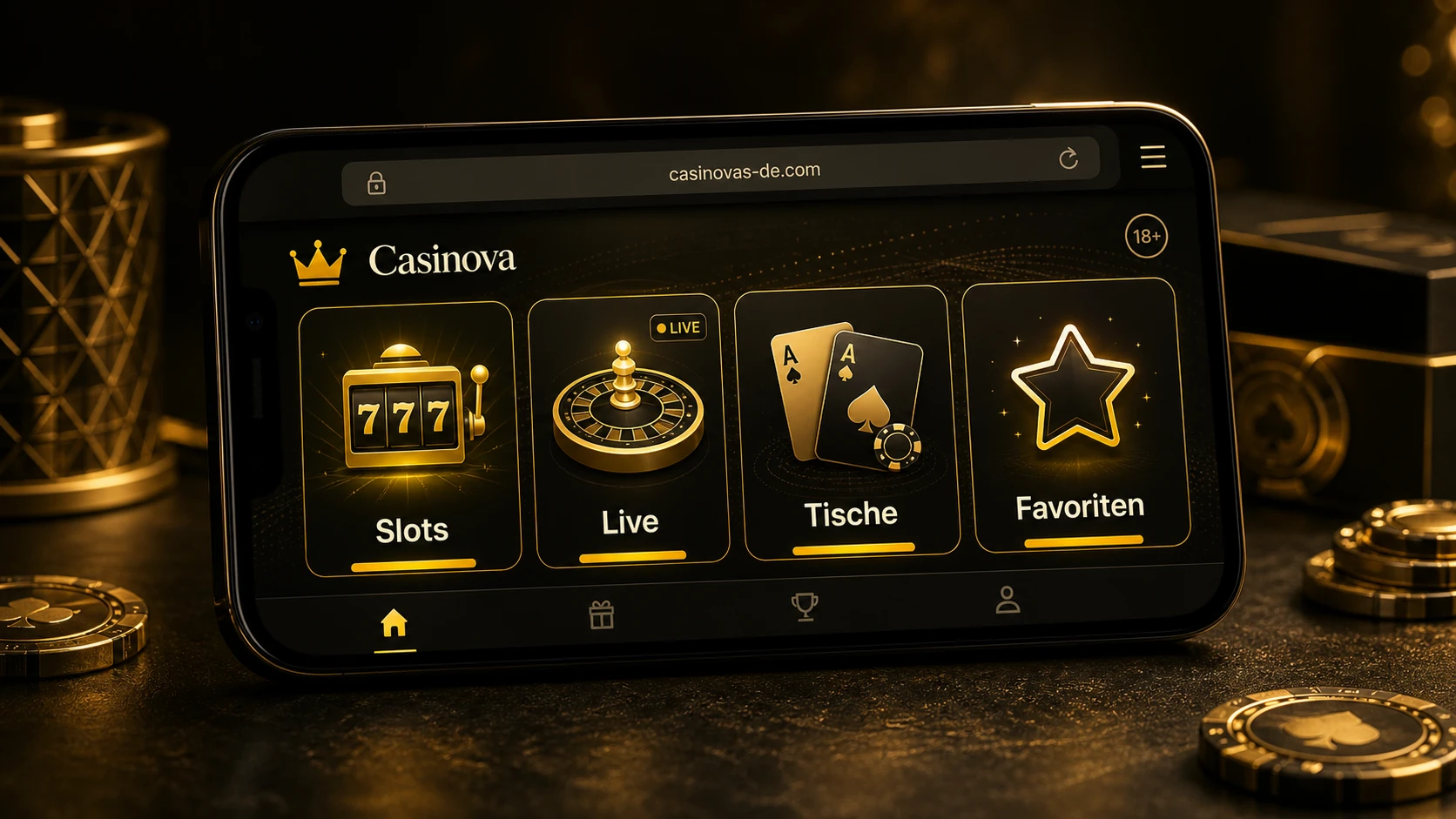 Mobile Spiele bei Casinova